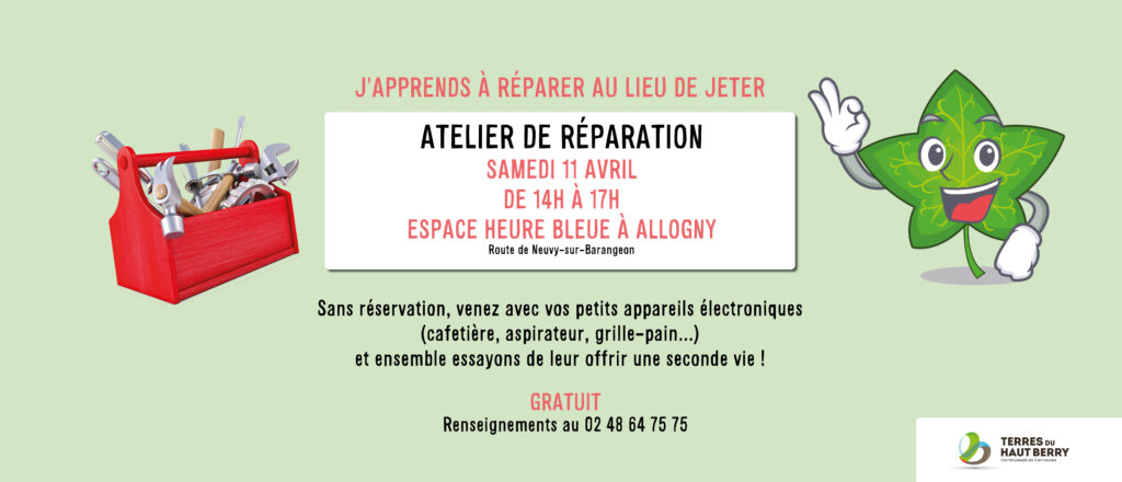 Atelier reparation Allogny
